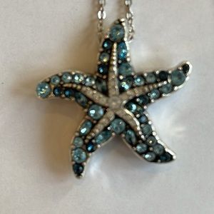 Brighton Blue Starfish Necklace